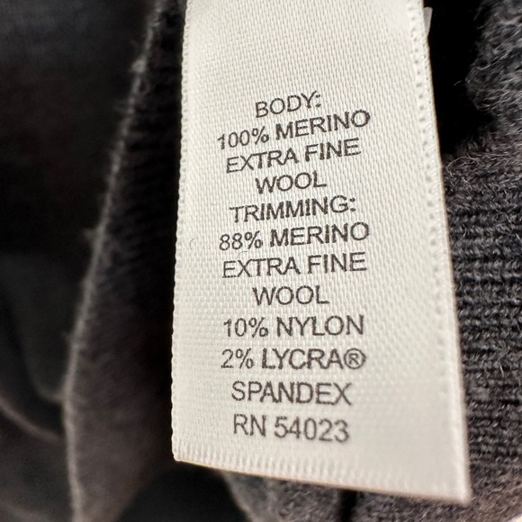 Banana republic Mens grey merino sweater sz XL - Picture 3 of 3